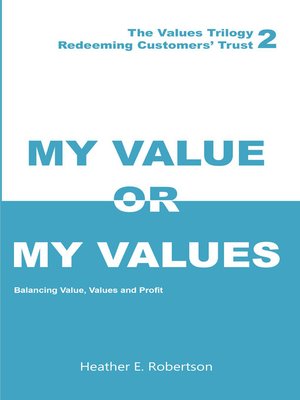 cover image of My Value or My Values